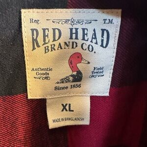 Men’s XL Red Head Brand Co. black, red, and white